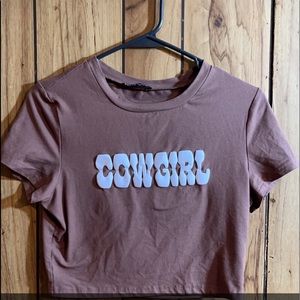 cowgirl crop top